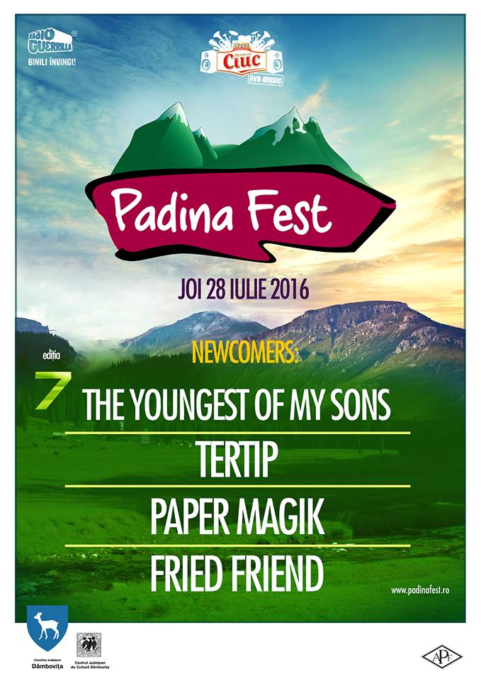 Câştigătorii concursului Newcomers Padina Fest 2016 – trupe foarte noi, cu sound-uri fresh şi ritmuri bine conturate